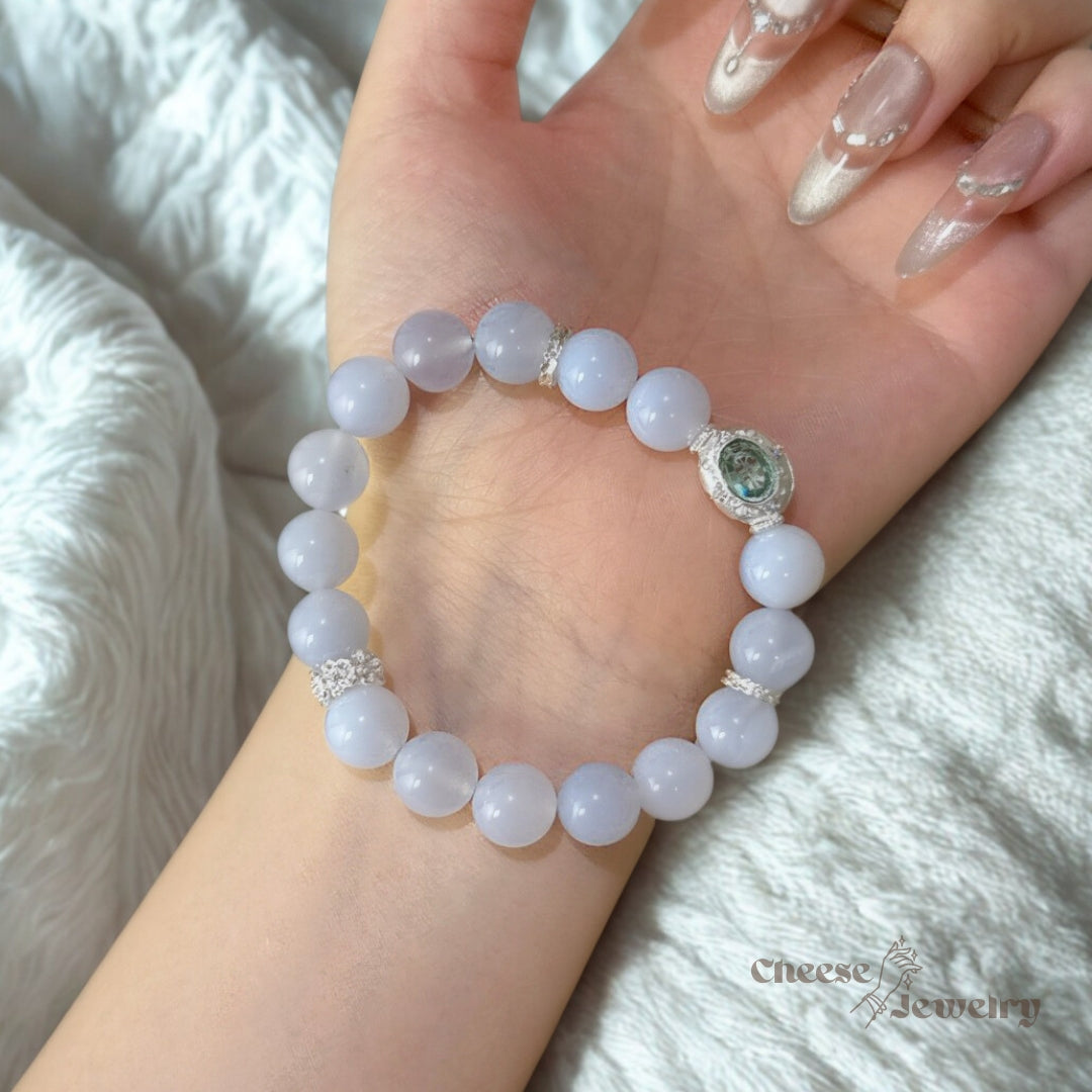 Cloud Voice - Blue Chalcedony Bracelet